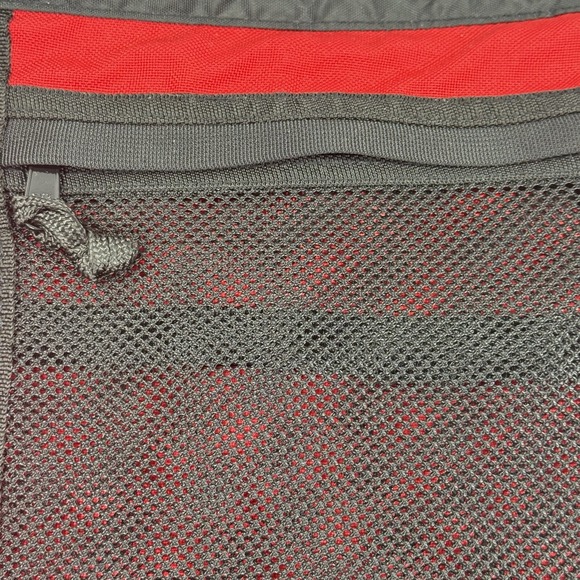 Vintage Abercrombie & Fitch Messenger Bag Commuter Crossbody Unisex Red Navy Y2K - Picture 7 of 14